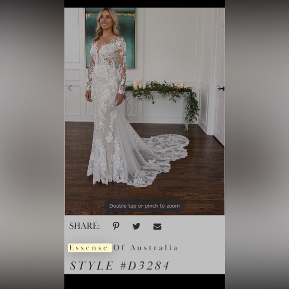 Beautiful Essence of Australia wedding dress - Picture 4 of 10